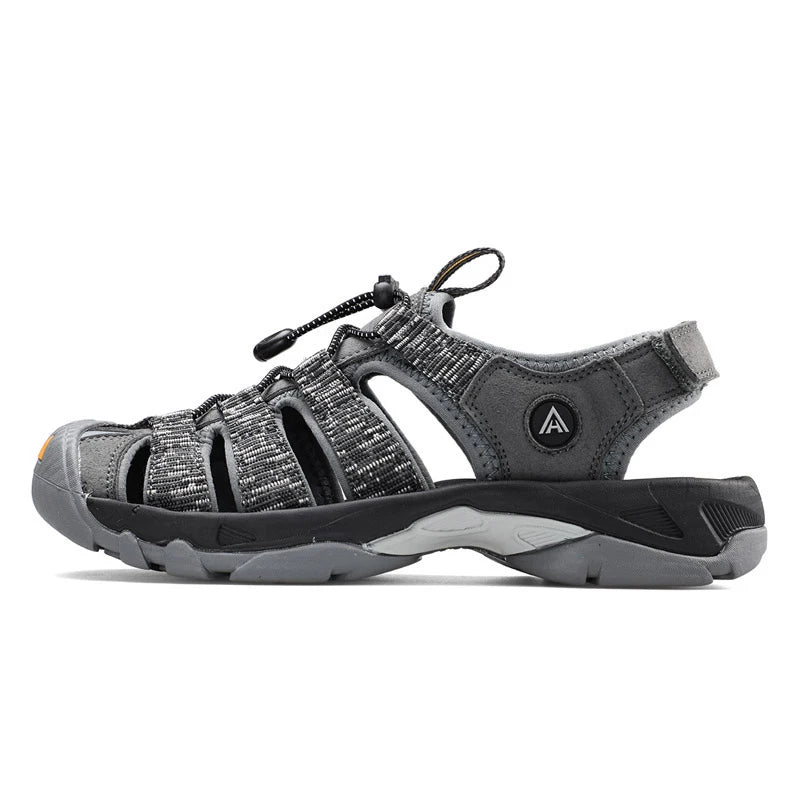HUMTTO Summer Men Sandals 2021 Breathable Beach Sandals for Men’s Outdoor Water Mens Hiking Camping Fishing Climbing Aqua Shoes