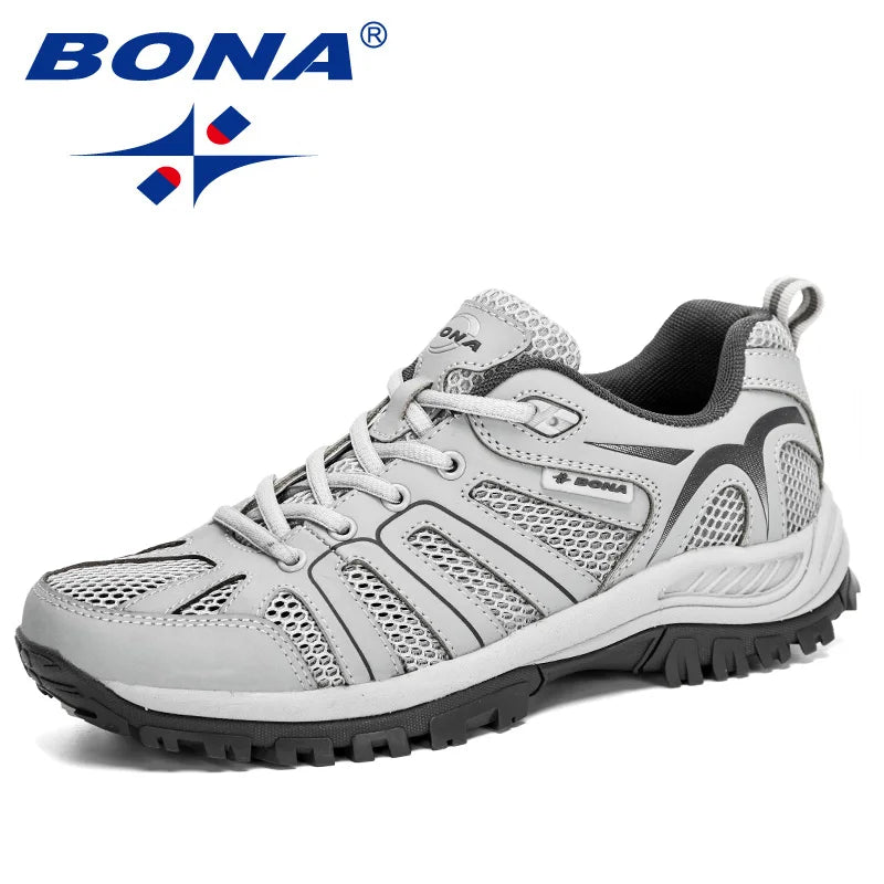 BONA New Designers Fashion Casual Shoes Men Outdoor Comfy Sneakers Man Non Slip Men Shoes Tenis Masculino Zapatillas Hombre