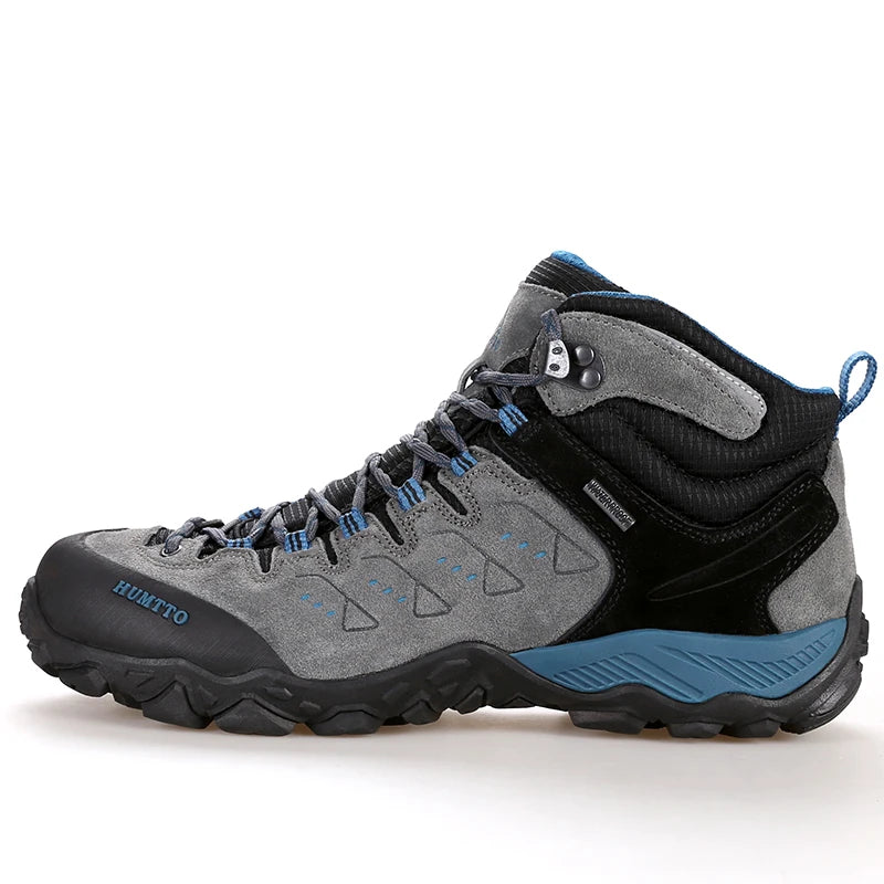 HUMTTO New Hiking Shoes Men's Waterproof Outdoor Sneakers for Men Leather Women Walking Climbing Trekking Sport Man Boots Woman