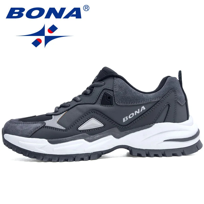 BONA BONA 2022 New Designers Top Quality Original Trial Running Shoes Men Sport Jogging Athelitic Outdoor Shoes Man Walking Foot