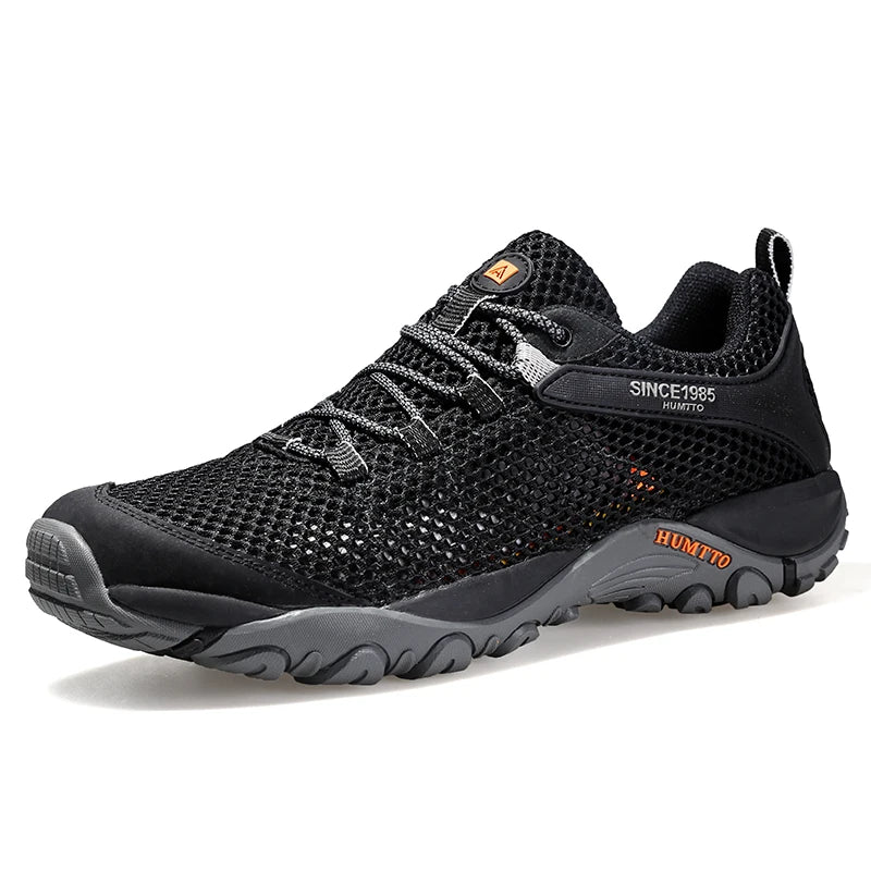 HUMTTO New Summer Hiking Sneakers Shoes for Men Breathable Outdoor Trekking Sport Mens Shoes Climbing Hunting Walking Man Shoes