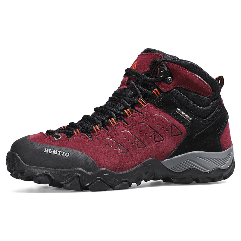 HUMTTO New Hiking Shoes Men's Waterproof Outdoor Sneakers for Men Leather Women Walking Climbing Trekking Sport Man Boots Woman