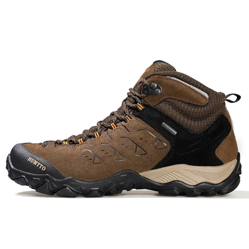 HUMTTO New Hiking Shoes Men's Waterproof Outdoor Sneakers for Men Leather Women Walking Climbing Trekking Sport Man Boots Woman