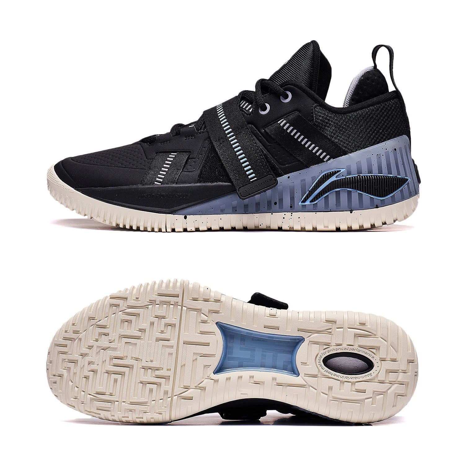 Li-Ning Men BAD5 FURIOUS Off Court Basketball Shoes BOOM Cushion COOL SHELL Breathable Sneakers Wearable Sport Shoes ABFT027