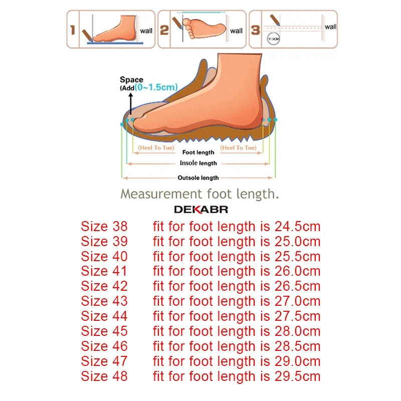 DEKABR Fashion Casual Winter Boots Lace Up Outdoor Waterproof Handmade Comfortable Business Spring Boots Fur and No Fur Size 48
