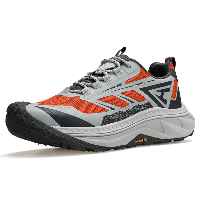 HUMTTO Sports Trail Running Shoes Designer Tenis Man Casual Sneaker for Men Breathable Lightweight Outdoor Black Men's Sneakers