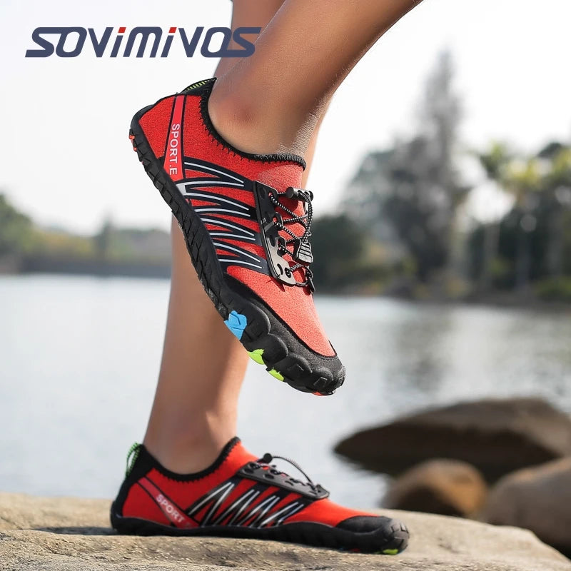 Men's Trail Running Shoes, Lightweight Athletic Zero Drop Barefoot Shoes Non Slip Outdoor Walking Minimalist Shoes for Women