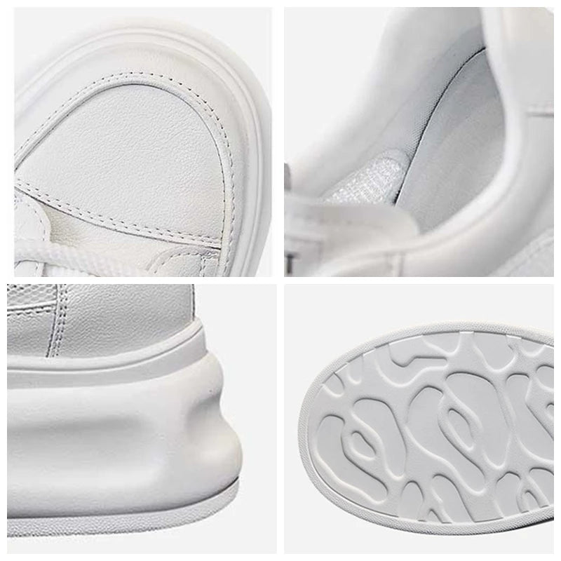 Fujin 7cm 2024 Air Mesh Platform Wedge Shoes Chunky Sneakers Women Summer Fashion Comfy Breathable Casual Shoes Female Vulcanize