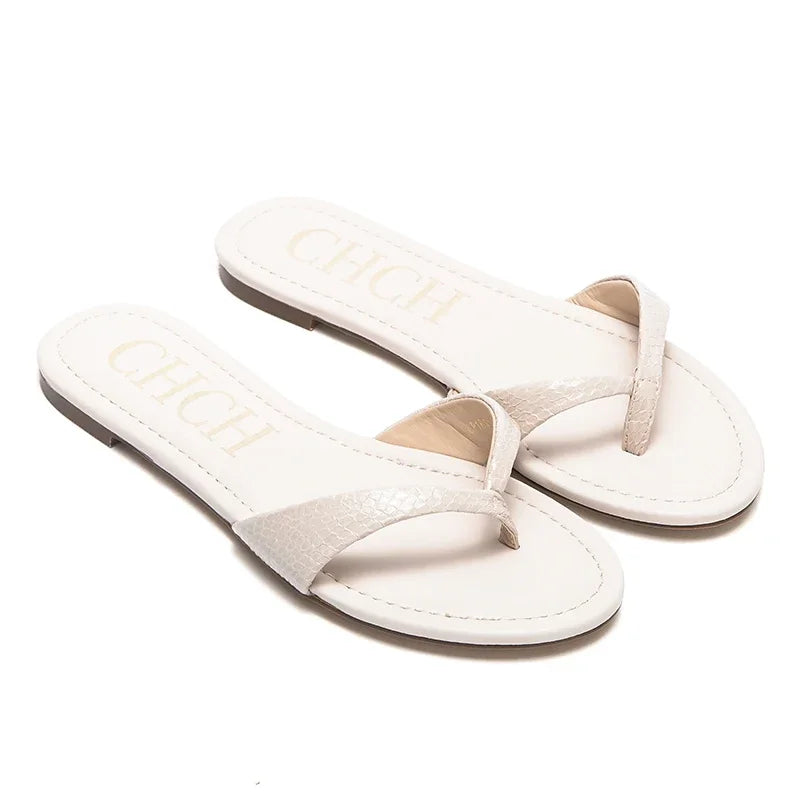 Design  Women's Slippers Simple Versatile Fine Workmanship New Woman  Flip-flops