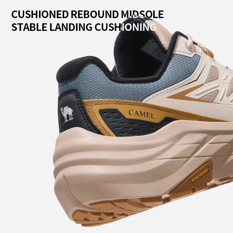 GOLDEN CAMEL Hiking Shoes Men and Women Sneakers Anti-slip Shock Absorption Grip Trekking Shoes for Men Lightweight Comfortable
