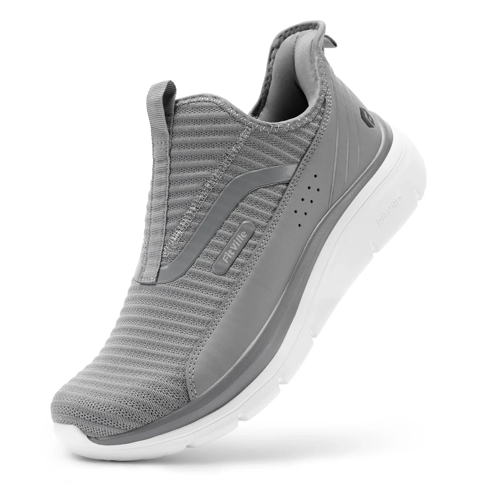 Fitville Wide Men'S Sport Shoes Fitness Walking Shoes Lightweight Breathable For Outdoor Casual Sports Running Shoes Sneaker
