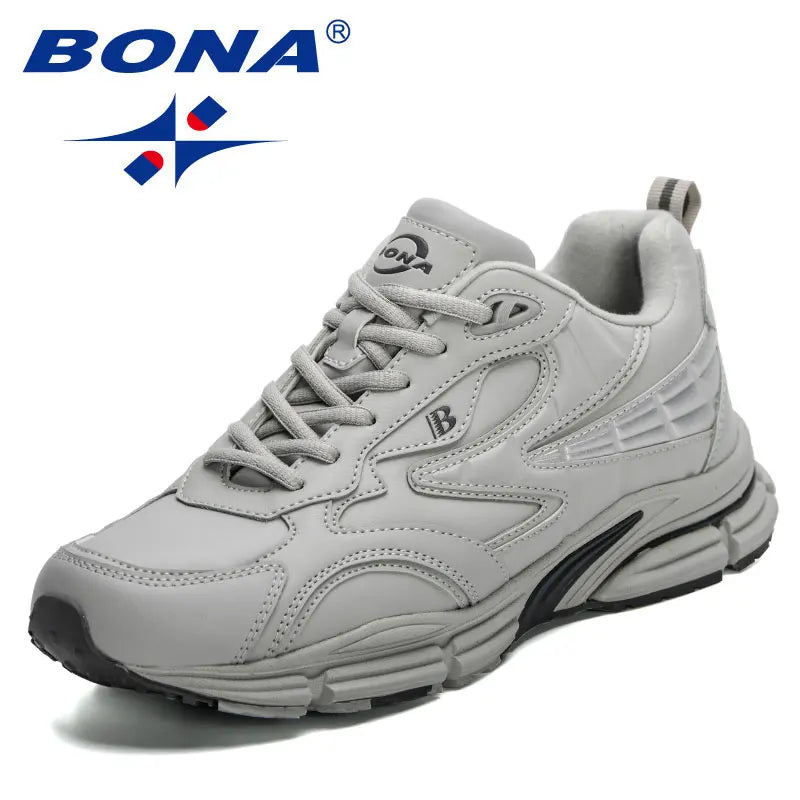 BONA New Designers Athletic Shoe Men Casual Sneakers High Quality Light Breathable Sport Man Footwear Popular Running Shoes