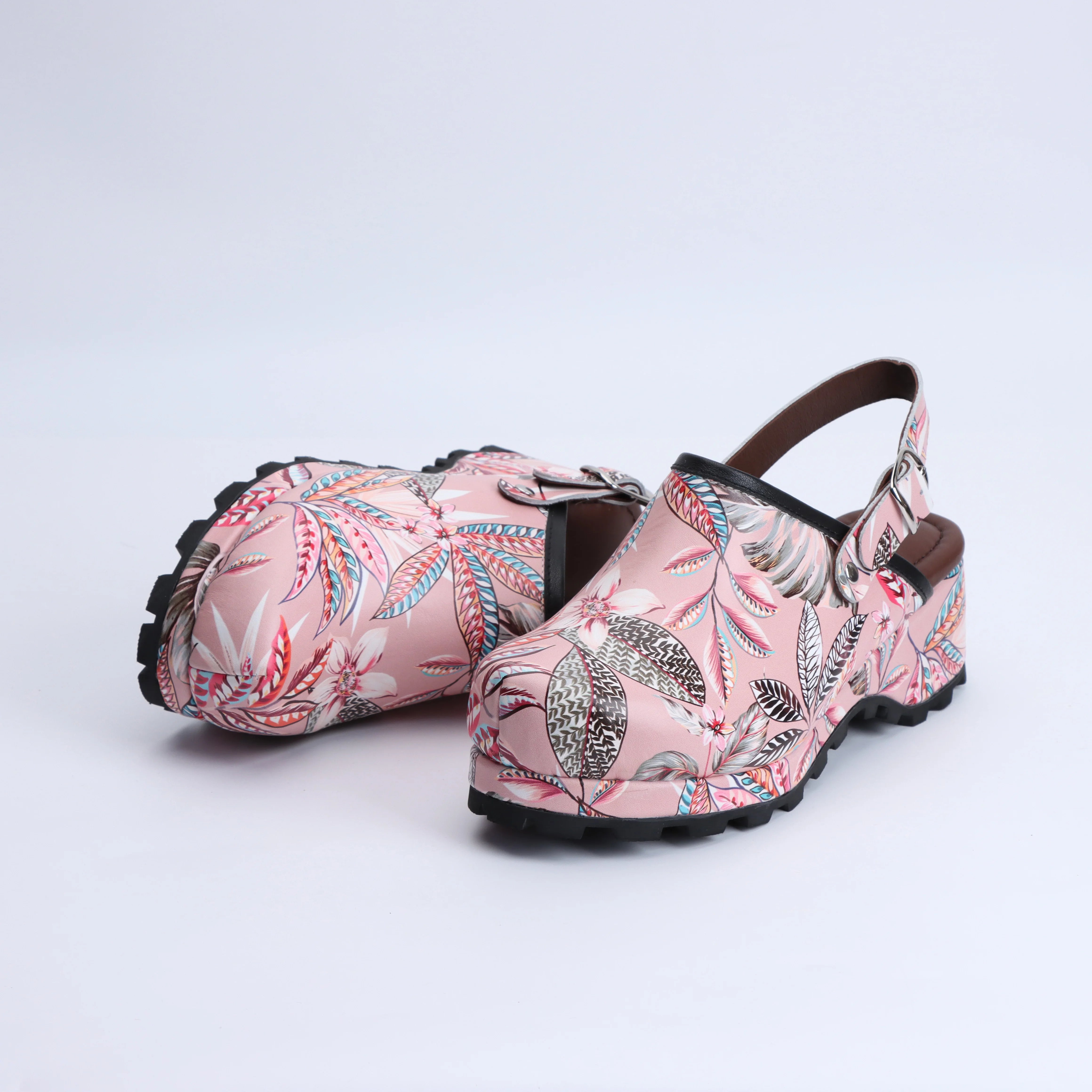 Luxury Designer Slingback Sandals for Women,Handmade Lambskin,Rubber Sole,Trendy 2025 Fashion Slides,Graffiti Print,Summer Shoes