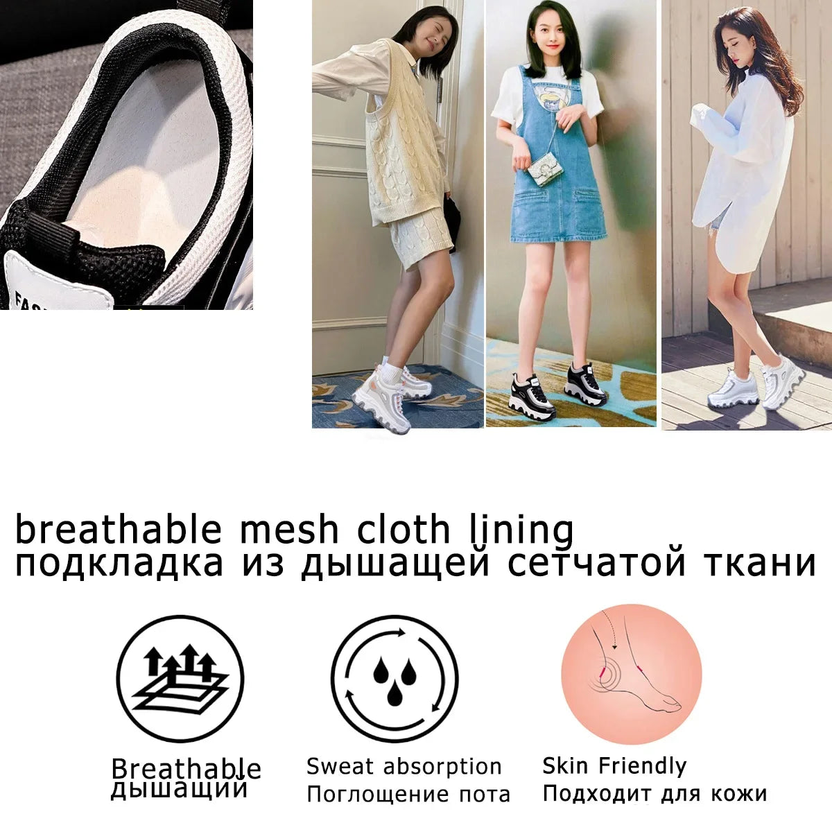 Fujin 9cm Genuine Leather Platform Wedge Hidden Heel Women Casual Shoes Chunky Sneakers Fashion Winter Warm Sneakers Boot