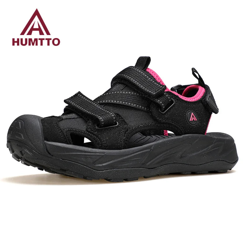 HUMTTO Breathable Designer Summer Flat Beach Sports Wading Shoes for Woman Outdoor Sandals Women Quick Drying Trekking Sandals