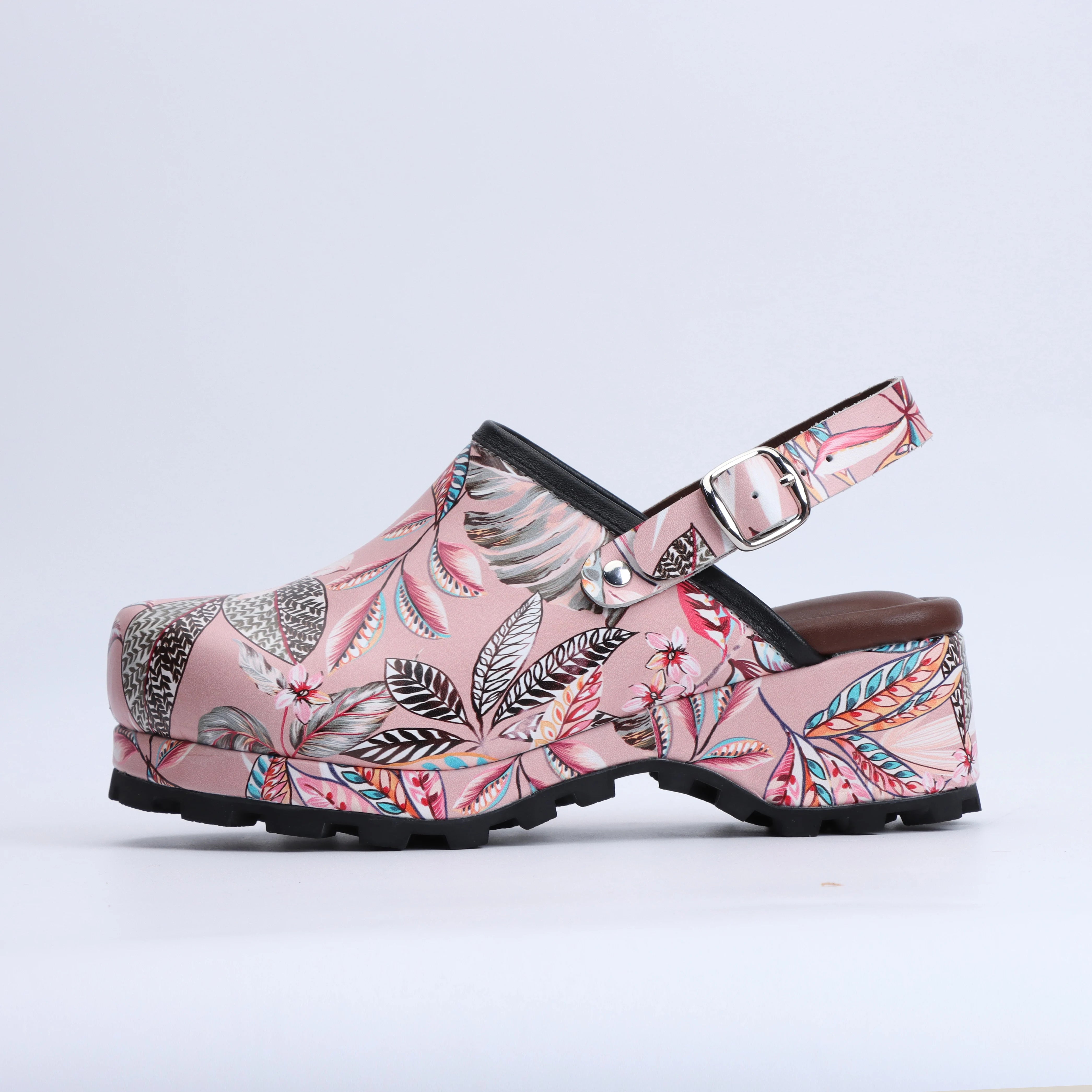 Luxury Designer Slingback Sandals for Women,Handmade Lambskin,Rubber Sole,Trendy 2025 Fashion Slides,Graffiti Print,Summer Shoes