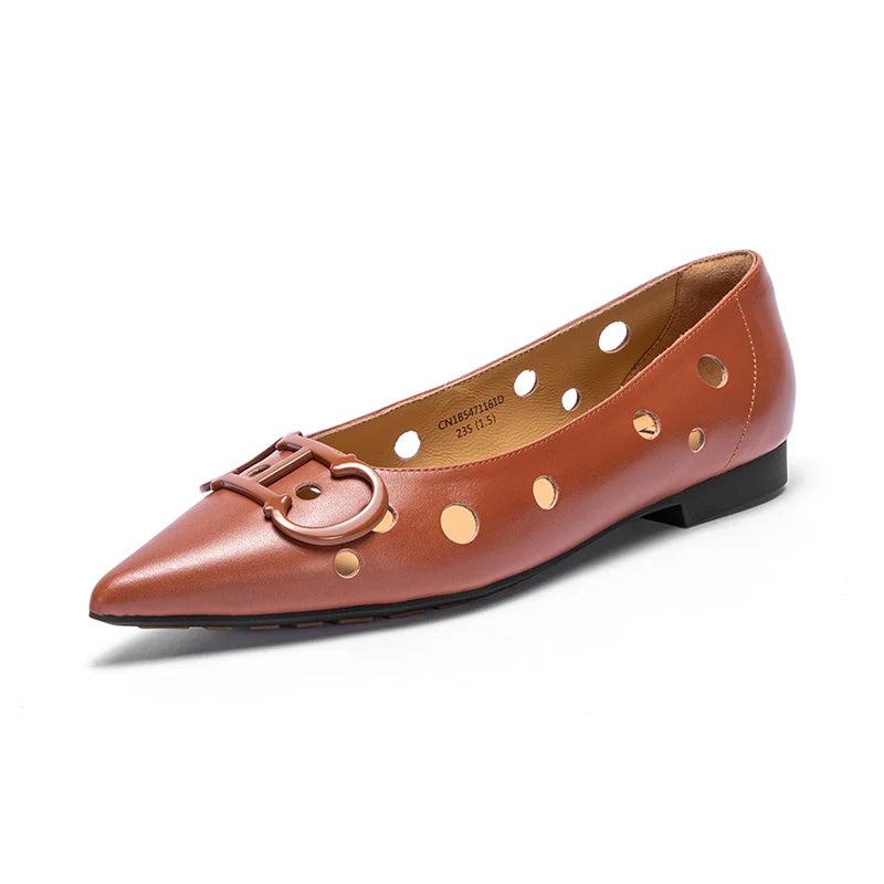 Balance Shoes Technology Orthopedic Women's Shoes Flat Single Shoes Casual Shoes Mesh Breathable Sandals Brown