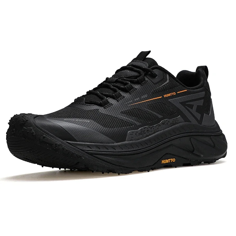 HUMTTO Sports Trail Running Shoes Designer Tenis Man Casual Sneaker for Men Breathable Lightweight Outdoor Black Men's Sneakers