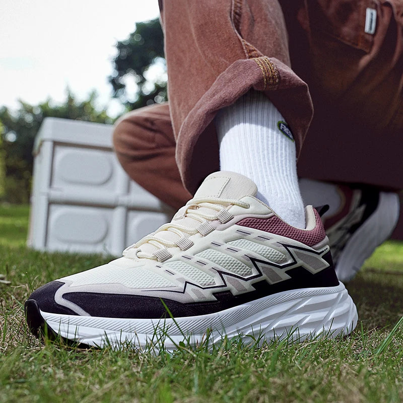 New Outdoor Hiking Sports Shoes Running Shoes Retro Men's Casual Shoes Breathable Non-Slip Fashion Shoes Mountain Climbing Shoes