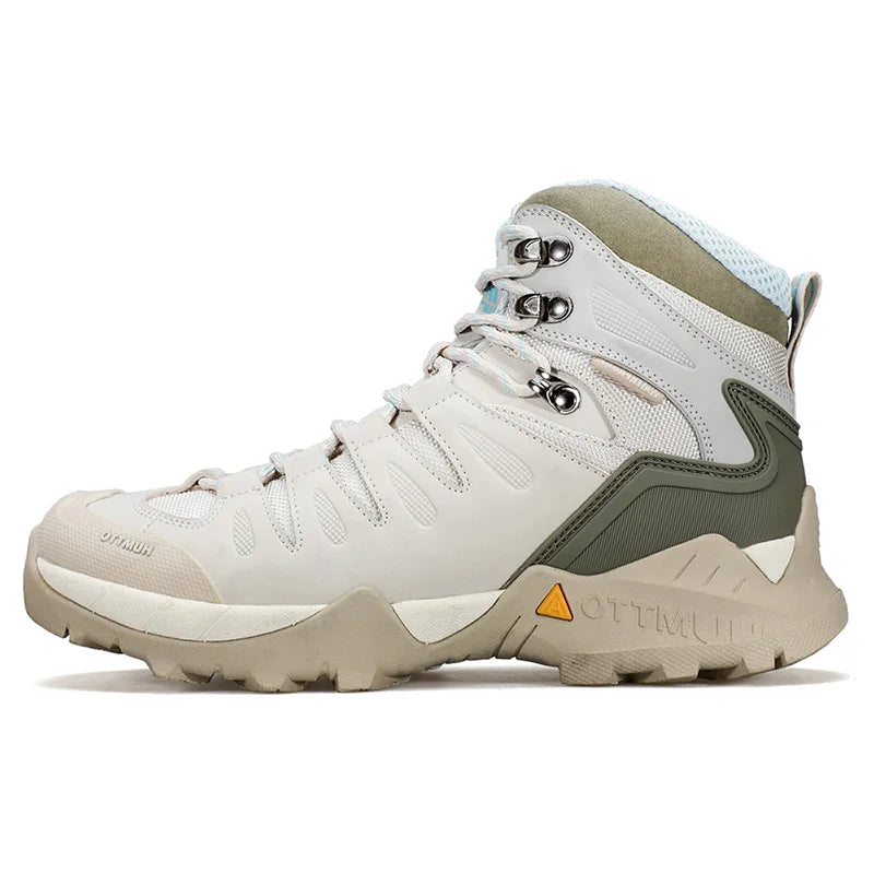 HUMTTO Hiking Boots Leather Women's Sports Shoes Non-slip Winter Outdoor Safety Sneakers Breathable Trekking Shoes for Women