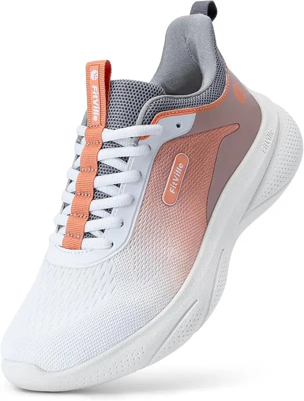 Women'S Walking Shoes Outdoor Marathon Running Shoe 2E Widened Lightweight Breathable Non-Slip For Swollen Feet Sneaker