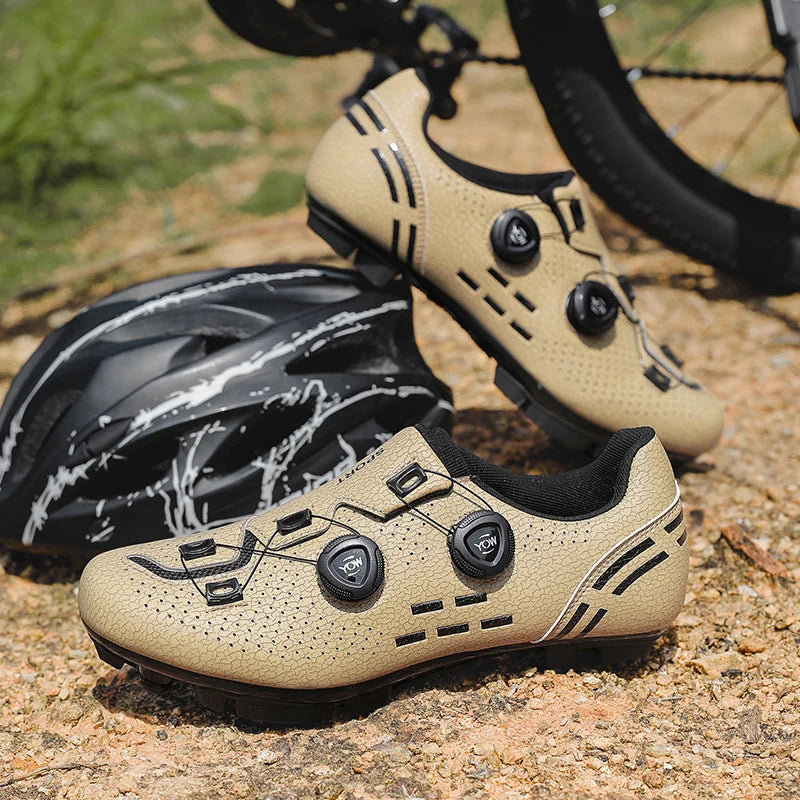 New Cycling Shoes Mtb Flat Pedal Bicycle Sneaker Man Cleat Shoes Bicycle Mountain Bike Shoe Racing Lock Footwear Cycling Shoes