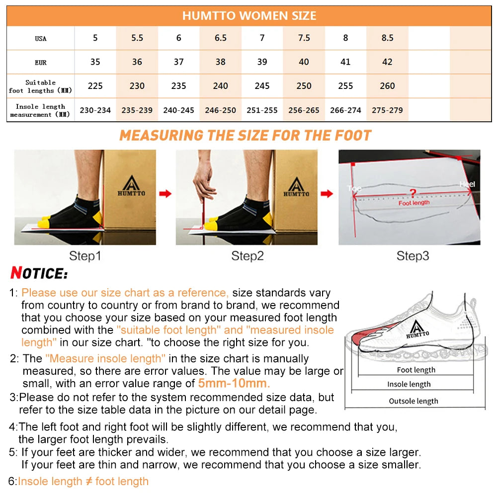 HUMTTO Summer Women's Sports Shoes Anti-slip Treeking Shoes Women Outdoor Trail Luxury Designer Sneakers for Woman Hiking Boots