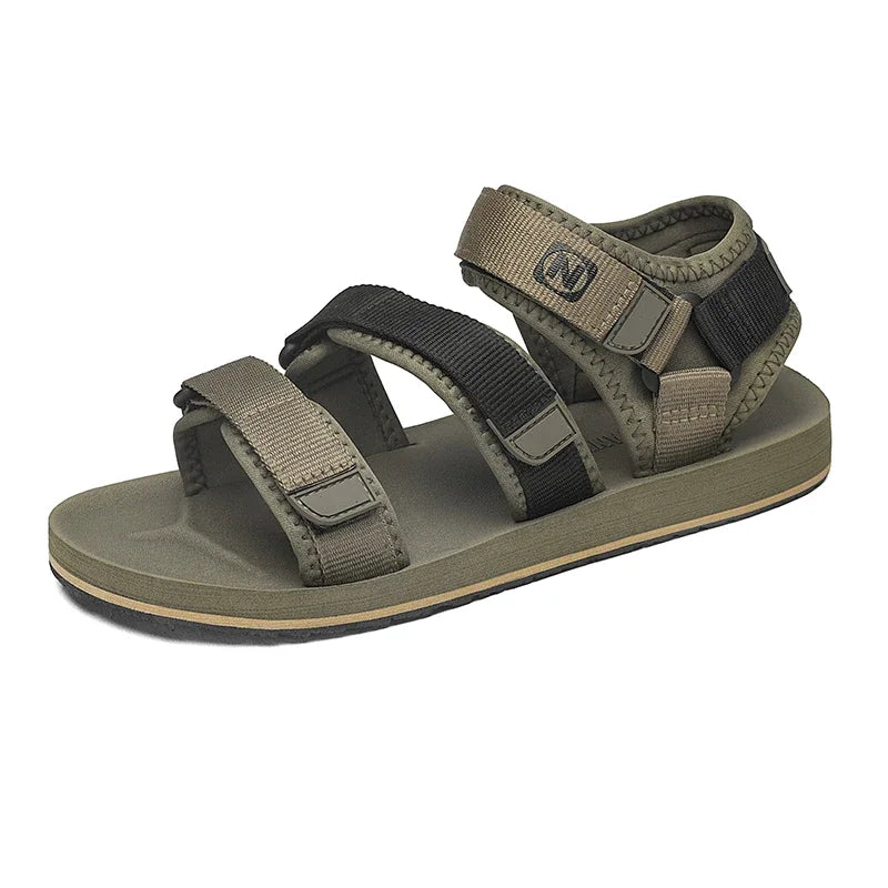 Mens Flat Gladiator Sandals Open Shoes Rome Shoes Summer Casual Sandal Adjustable Breathable Lightweight Plus Big Size 50 51 52
