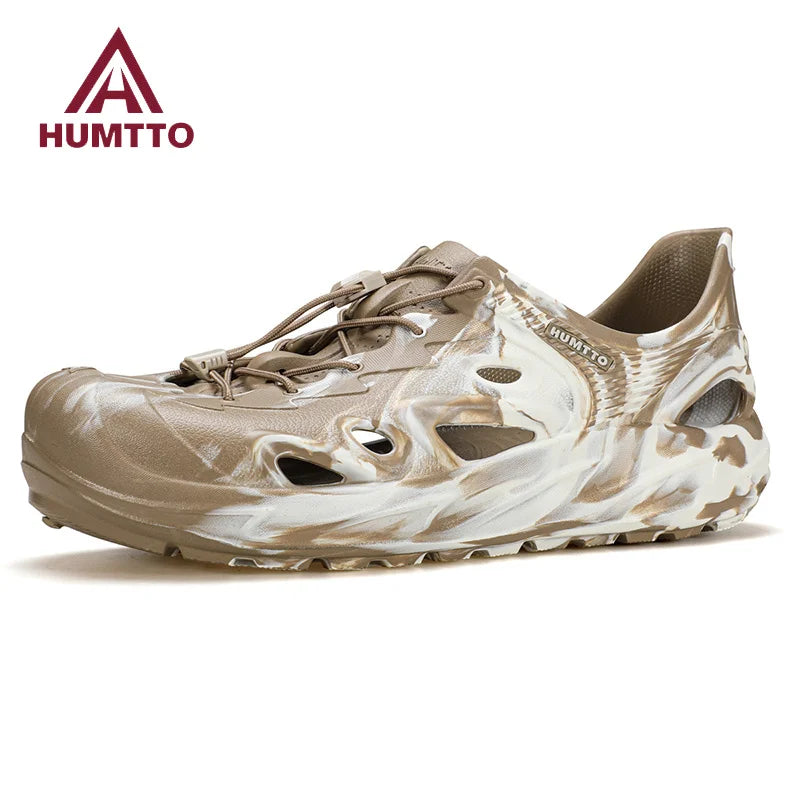 HUMTTO Breathable Designer Summer Beach Sports Wading Shoes for Man Outdoor Men's Sandals 2025 Quick Drying Trekking Sandals Men