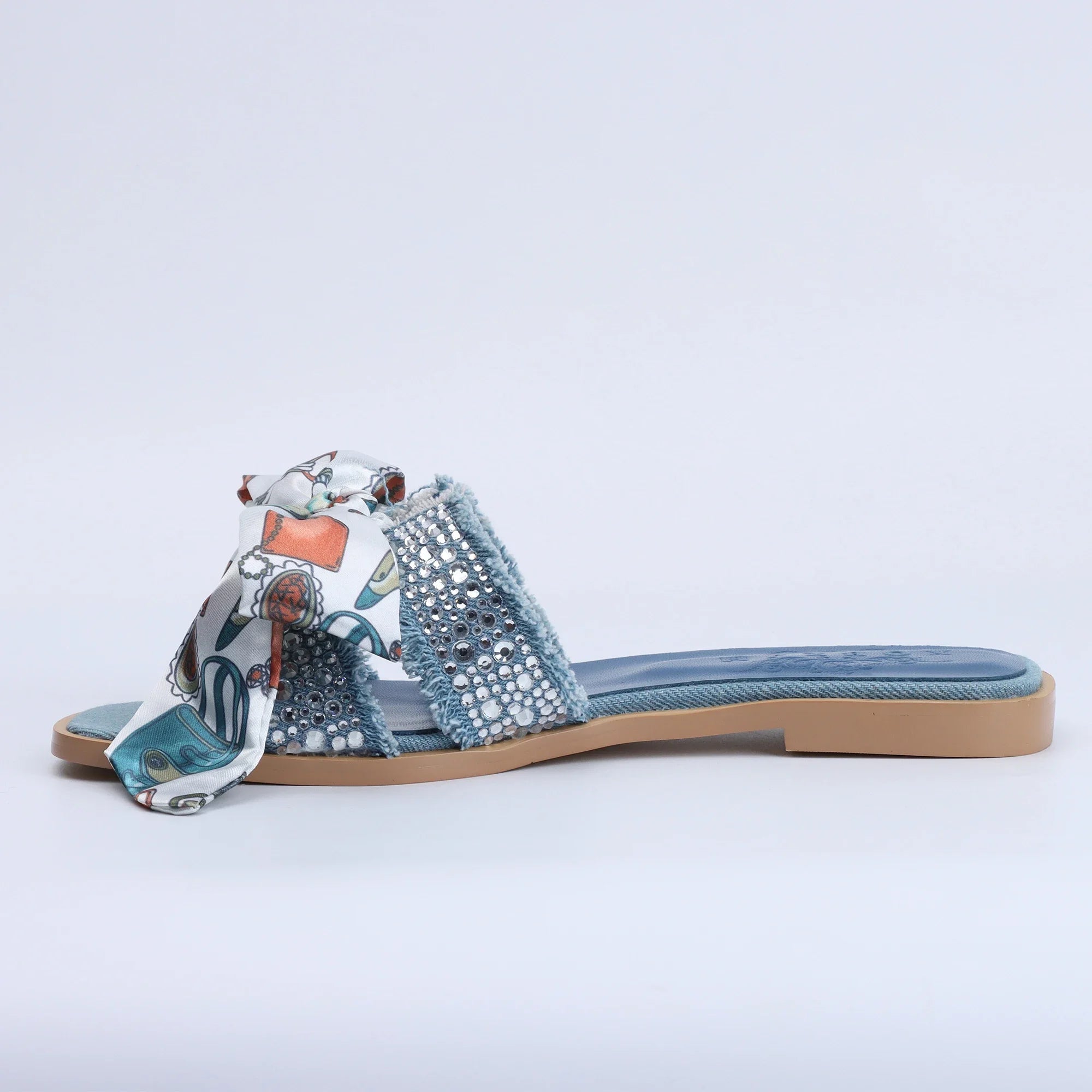 Luxury brands Designer Slippers shoes women Comfortable Flat Slip On Rhinestone Slides Designer High Quality Shoes