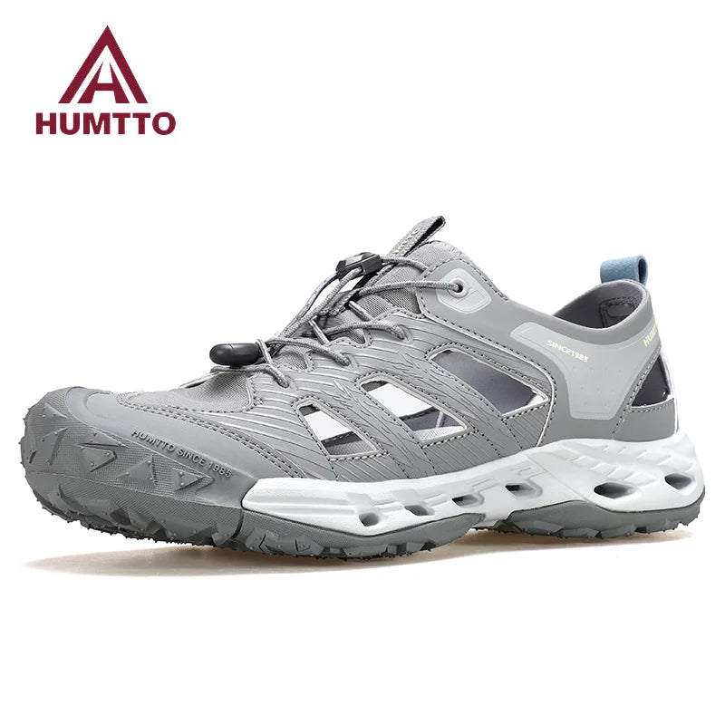 HUMTTO Summer Wading Shoes Breathable Mens Hiking Sandals for Men 2025 Outdoor Water Beach Sandals Fishing Climbing Man Sneakers