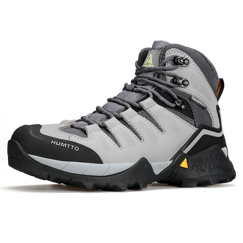 HUMTTO Hiking Boots Leather Women's Sports Shoes Non-slip Winter Outdoor Safety Sneakers Breathable Trekking Shoes for Women