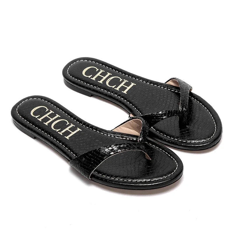 Design  Women's Slippers Simple Versatile Fine Workmanship New Woman  Flip-flops