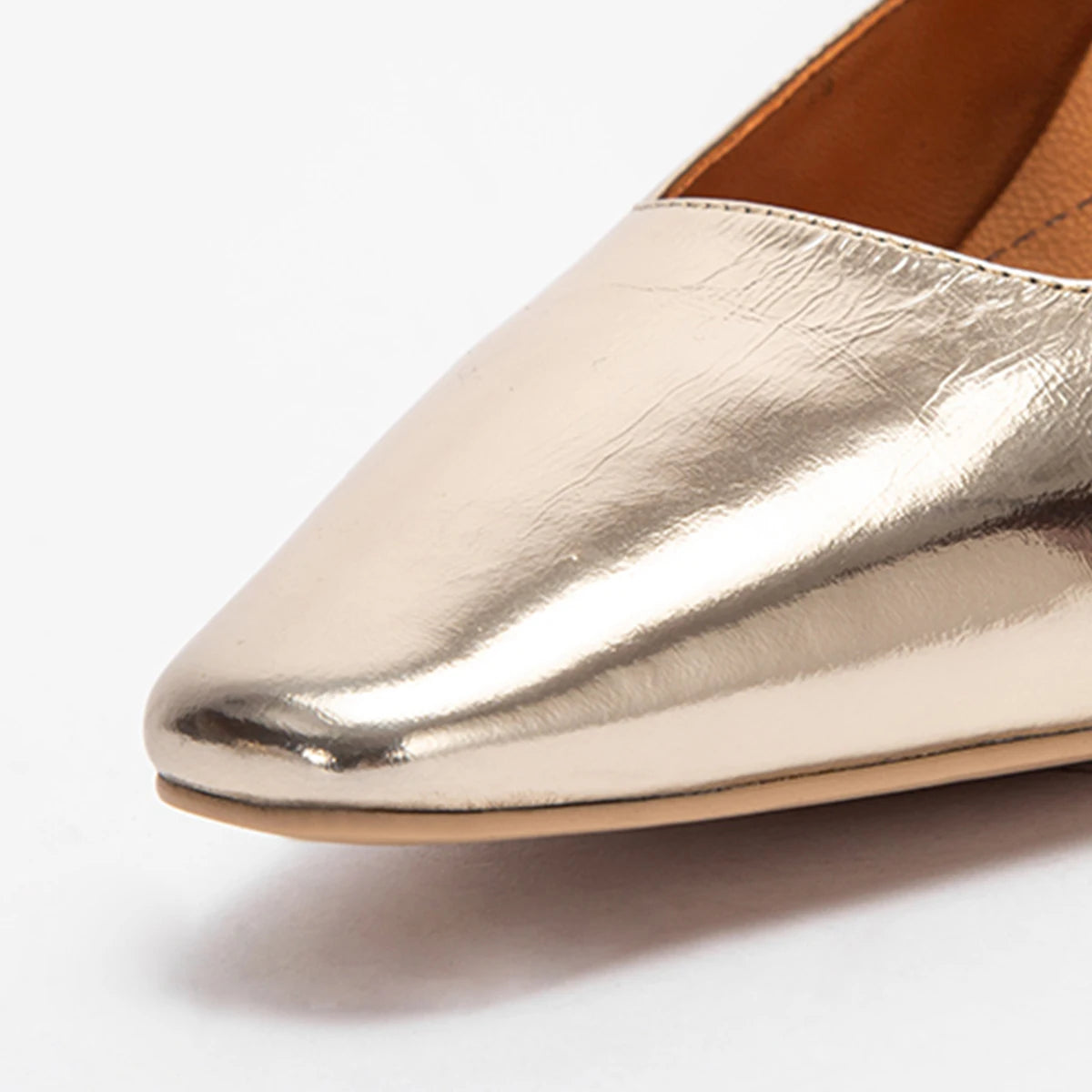 Balance Shoes Technology Orthopaedic Women's Leather Shoes Medium High Heeled Single Shoes Shiny Shoes Wedding Banquet Formal Sh