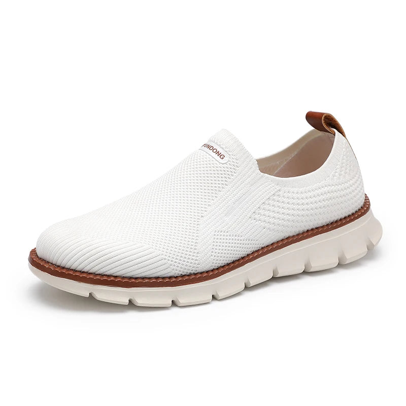 Men Slip On Mesh Shoes Casual Summer Breathable Men's Slip-ons Loafers Sneakers Plus Big Size 49 50 51 52 53 54 Dropshipping