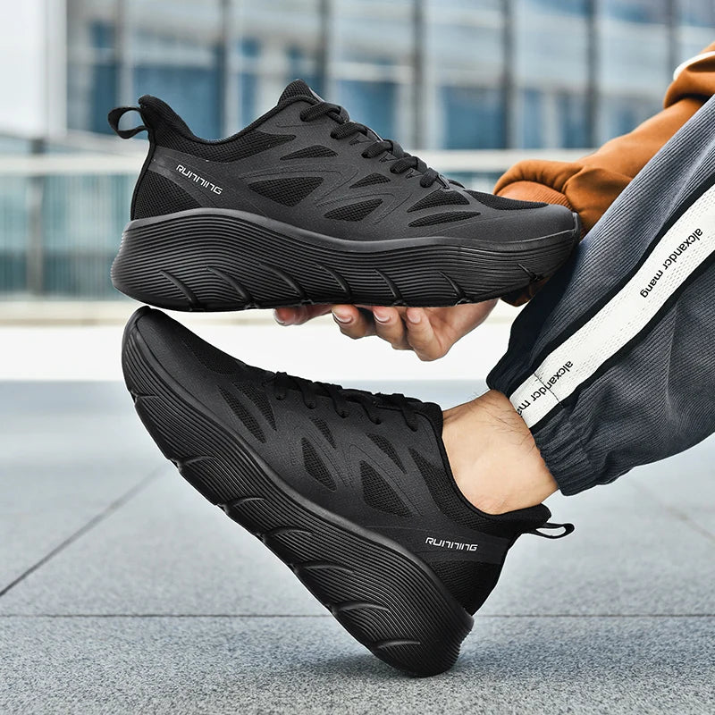 STRONGSHEN Luxury Brands Men Running Shoes Chunky Sneakers Basketball Shoes Hiking Walking Shoes Unisex Women Sneakers Plus Size