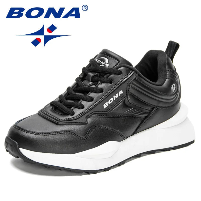 Bona's new women's walking shoes, comfortable running shoes, popular sports shoes, outdoor sports shoes, walking shoes