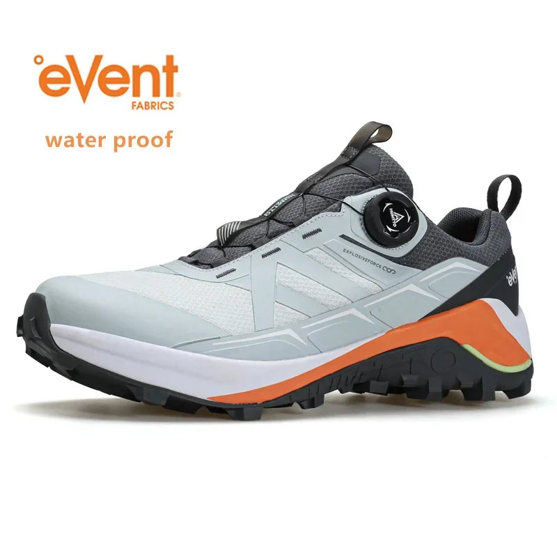 HUMTTO Waterproof Hiking Shoes for Men Breathable Trekking Boots Outdoor Camping Men's Sports Shoes Winter Non-slip Sneakers Man