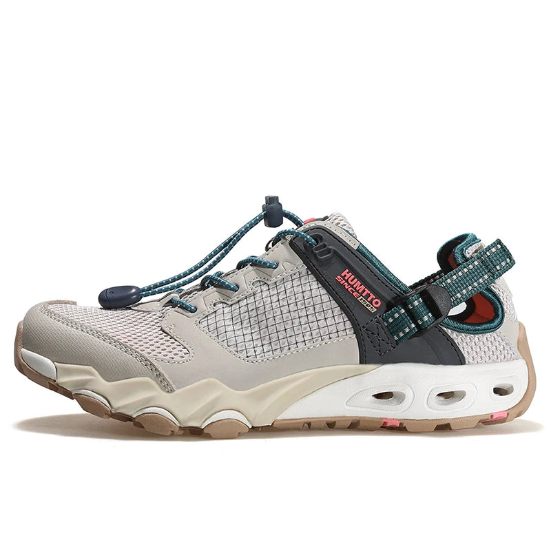 HUMTTO Summer Hiking Shoes Breathable Trekking Shoes Womens Outdoor Water Sneakers for Women Quick Drying Beach Barefoot Sandals