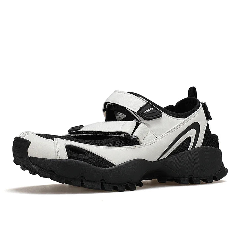 HUMTTO Breathable Sandals for Women Designer Summer Beach Outdoor Flat Sports Wading Shoes Woman Quick Drying Trekking Sandals