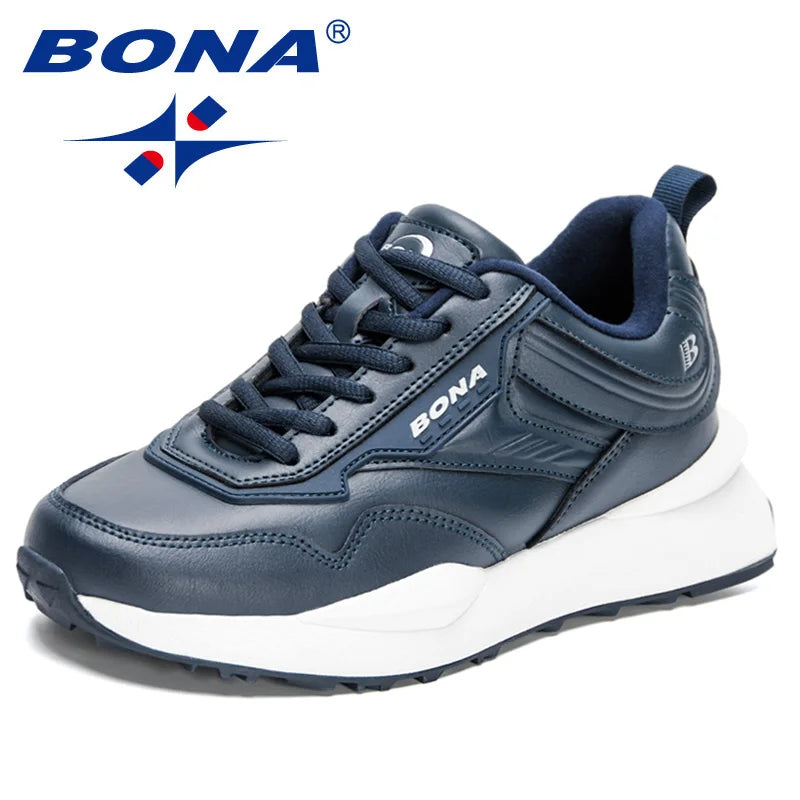 Bona's new women's walking shoes, comfortable running shoes, popular sports shoes, outdoor sports shoes, walking shoes