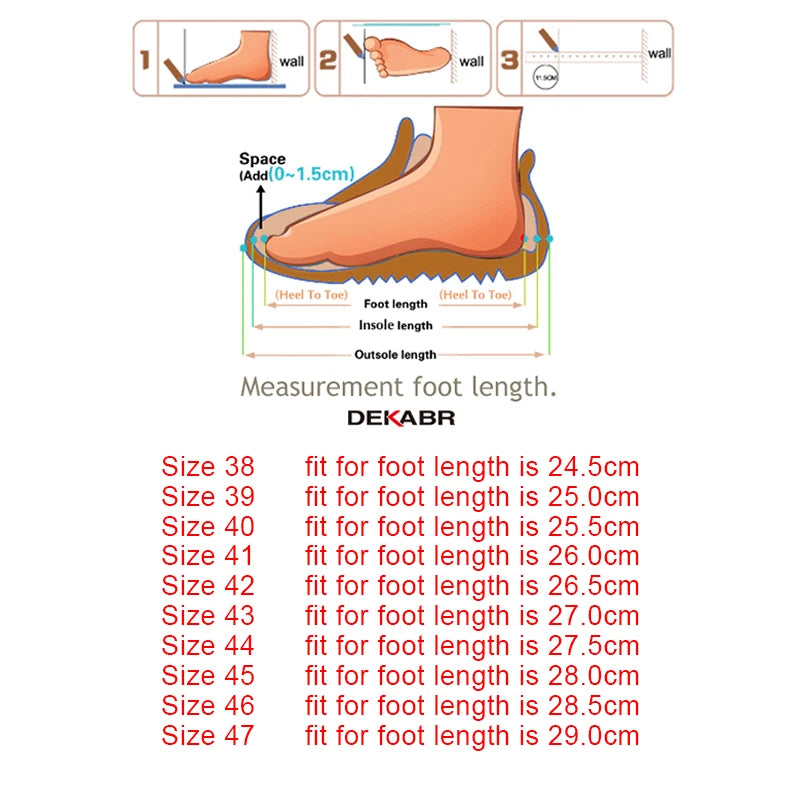 DEKABR Ankle Boots Men Leather Casual Boots British Style Fashion Comfortable Mens Shoes Big Size Men Boots 47