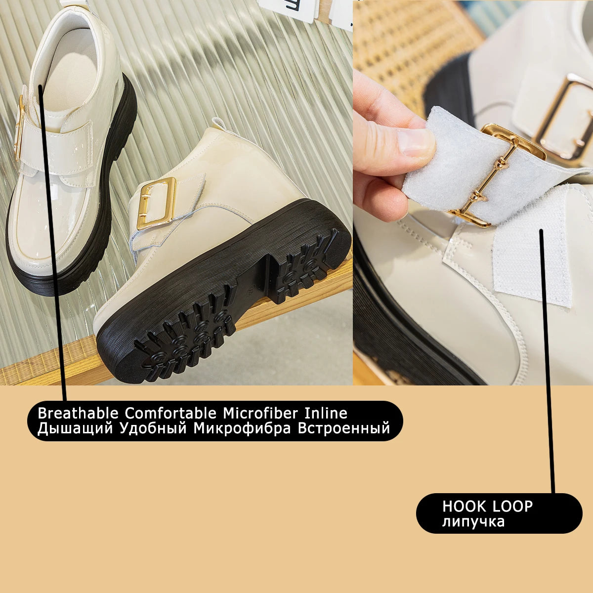 Fujin 11cm Genuine Leather Fashion Walking Height Increasing Loafers Ladies Casual Platform Wedge Women Slip on Shoes Slippers