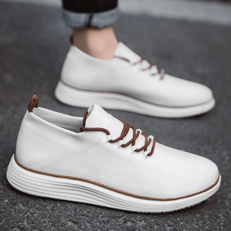 STRONGSHEN Men Casual Shoes Lightweight Walking Sport Shoes Women Classical Mesh Breathable Shoes Male Fashion Moccasins Sneaker