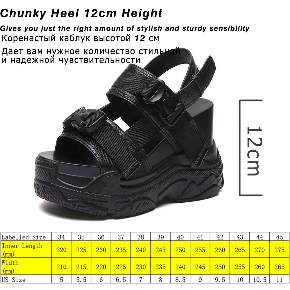 Fujin 12cm High Heeled Sandals Female Slides Shoes Thick Bottom Summer 2024 New Women's Shoes Wedge with Open Toe Platform Shoes