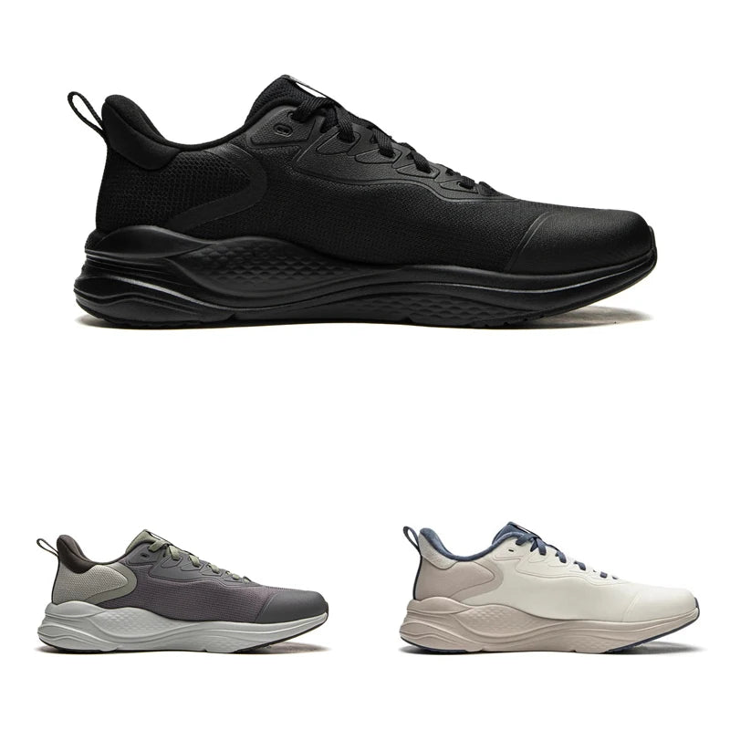 Li-Ning Men LN FLOW Running Jogger Shoes TUFF RB Cushion Comfortable Breathable LiNing Leisure Sports Sneakers AGLU089