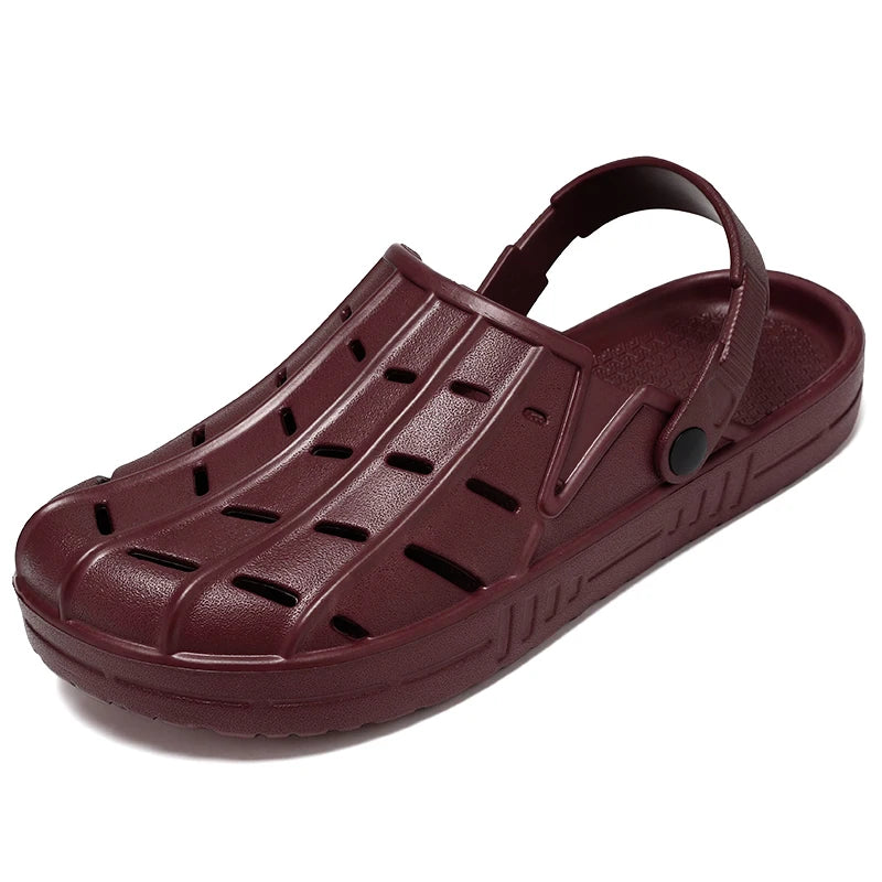 Rubber Sandals Men Clogs Beach Garden Shoes For Wide Foot Zuecos Hombre Cholas Plus Big Size 50 51 52 53 54 55 56 57 58
