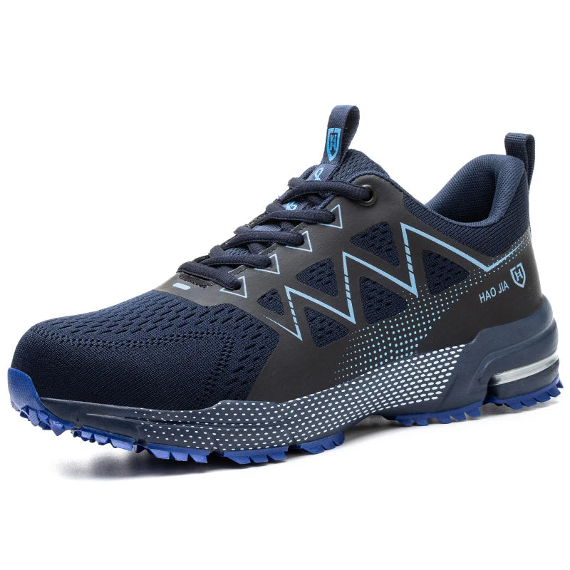 Lightweight Safety Shoes Men Steel Toe Sneaker Anti-stab Anti-smash Work Safety Boots Fashion Man Work Shoes Protective Footwear