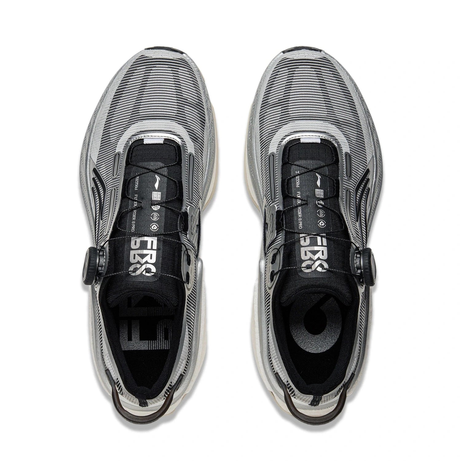 Li-Ning Men FURIOUS RIDER 8 PRO Stability Running Shoes BOOM Cushion Support Sport Shoes LiNing Anti-slip Sneakers ARZU005