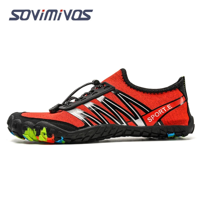 Men's Trail Running Shoes, Lightweight Athletic Zero Drop Barefoot Shoes Non Slip Outdoor Walking Minimalist Shoes for Women